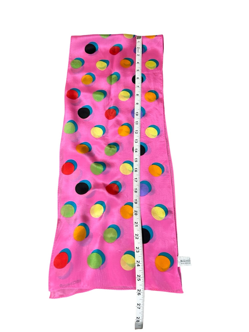 Echo 100% Silk Pink Polka Dot
Scarf Retro Colorful Oblong
Scarf - Picture 6 of 8